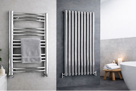 Eucotherm Chrome Towel Rails & Radiators