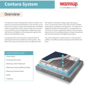 Warmup Hydronic Underfloor Heating System