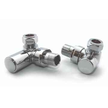 Towelrads Chrome Radiator Valve Set