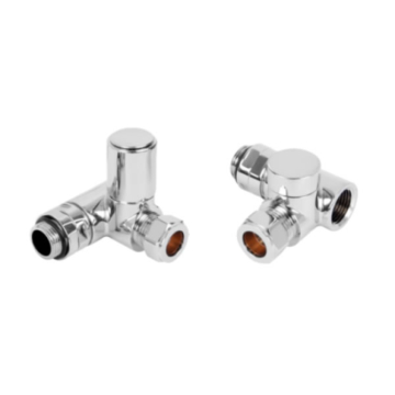 Towelrads Corner Lockshield Dual Fuel Set