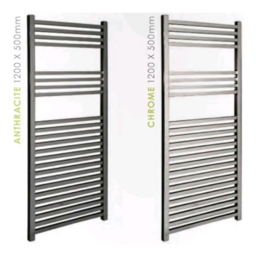 Abacus Quadris Chrome Towel Rails