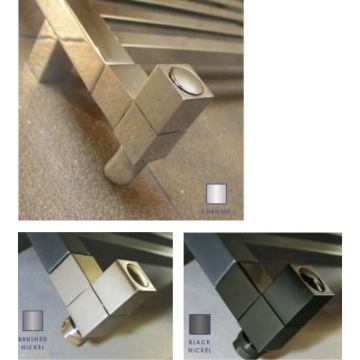 Abacus Ultima Square Angled Manual Radiator Valve Set