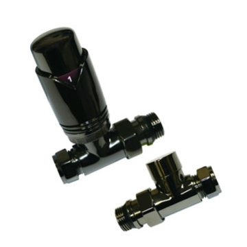 Abacus Ultima TRV8 15mm Straight Brushed Nickel TRV Set