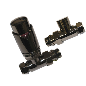 Abacus Ultima TRV8 15mm Straight Black Nickel TRV Set