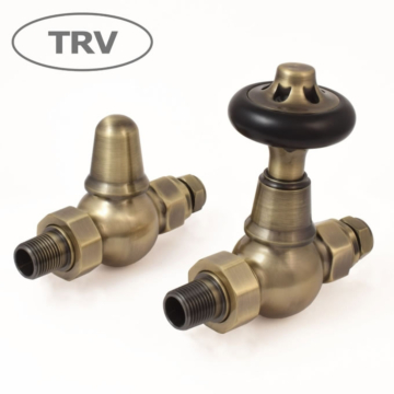 Admiral Straight TRV Radiator Valve Sets