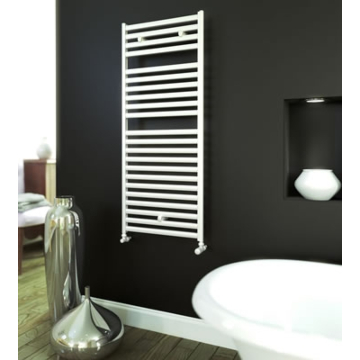Aeon Banio Aluminium White Towel Rail