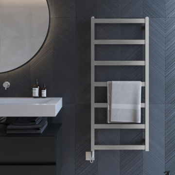 Aeon Calder Electric Stainless Steel Towel Radiators
