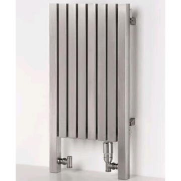 Aeon Dalya L Brushed Stainless Steel Radiator