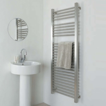 Aeon Serhad Brushed Stainless Steel Towel Rails