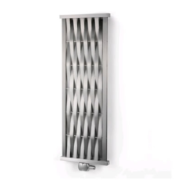 Aeon Wave Vertical Brushed Stainless Steel Radiator