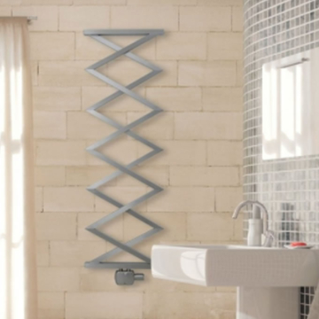 Aeon ZigZag K Stainless Steel Brushed Matt Towel Rails