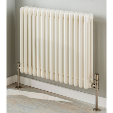 TRC Ancona Made to Order 6 Column 600mm High White Radiators