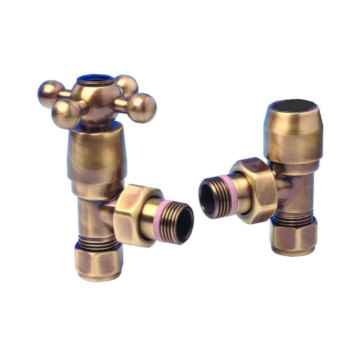 Apollo Traditional Style Antique Brass Cross Head Valve Set
