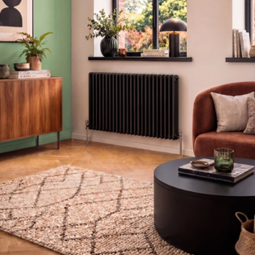 Apollo Column Black Radiators