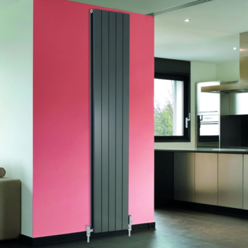 Apollo Magenta Flat Vertical Aluminium 1800mm High Radiators