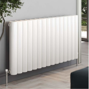 Apollo Magenta Round Horizontal Aluminium Radiators