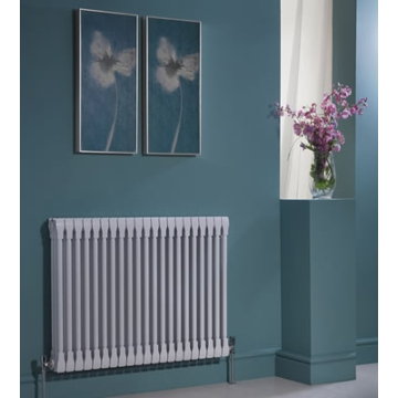 Apollo Monza Horizontal 2 Column White Radiators