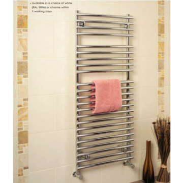Apollo Pavia Chrome Tube On Tube Towel Rails