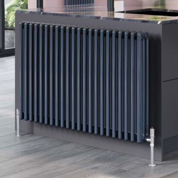 Apollo Roma 2 Column 600mm High Anthracite Radiators