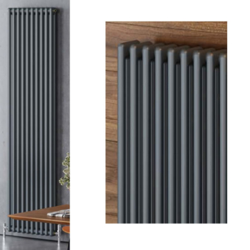 Apollo Roma Vertical 2 Column Slate Radiators