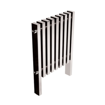 Ben De Lisi Kolonna Square Polished Stainless Steel Radiator