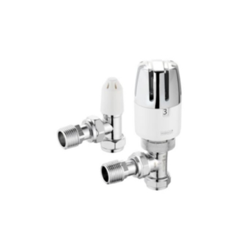 Supreme Plus 8/10mm Thermostatic Radiator Valve Set
