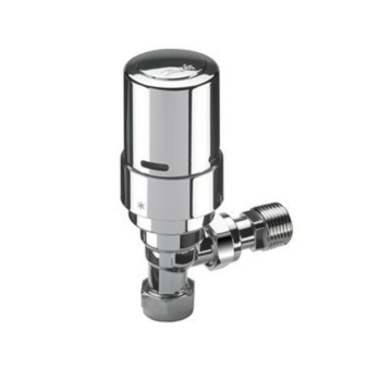 Danfoss RAS-D2 15/10/8mm Chrome Angle TRV