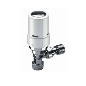 Danfoss RAS-D2 15/10mm White Angle TRV