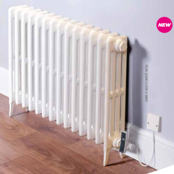 DQ Hawkshaw 4 Column Electric Cast Iron Radiators