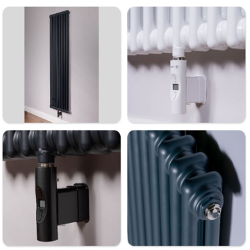 DQ Modus Electric Column Radiators in RAL Colours and Special Finishes