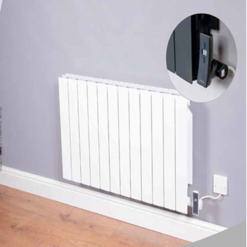 DQ Osset Electric Horizontal Aluminium Radiators