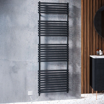 DQ Vulcano T White Towel Rails