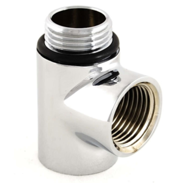 Dual Fuel Chrome T Piece