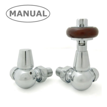 Eton Traditional Corner Manual Radiator Valve Sets