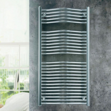 Eucotherm Bacchus Chrome Towel Rail