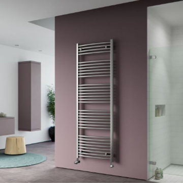 Eucotherm Chromo Curved Towel Rails