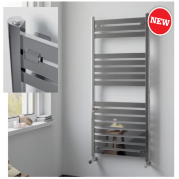 Eucotherm Flare Chrome Towel Rails