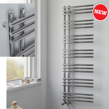 Eucotherm Mira Chrome Towel Rails