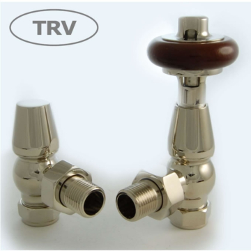 Faringdon Nickel TRV Radiator Valve Sets