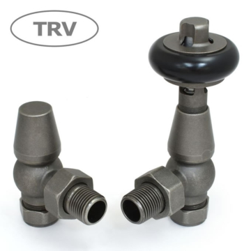 Faringdon Pewter TRV Radiator Valve Sets