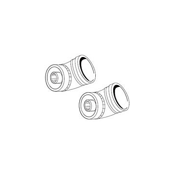 Ideal Flue Elbow 45 Degree Pair 203131