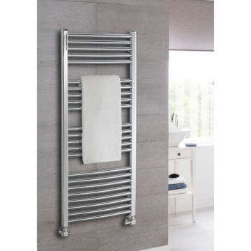 The Radiator Company Poppy White Towel Rails