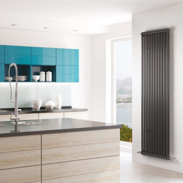 MHS Multisec Anthracite 3 Column 1800mm High Radiators