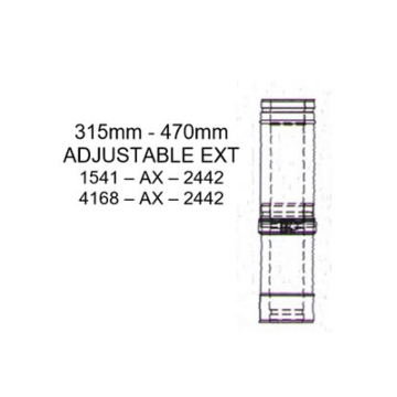 Mistral 240-440mm Adjustable Extension for 15-41kW Models