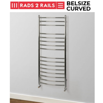 Rads 2 Rails Belsize Polished Stainless Steel Towel Rails
