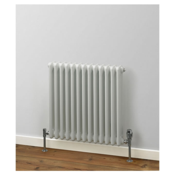 Rads 2 Rails Fitzrovia Horizontal White Radiators