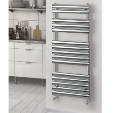 Rads 2 Rails Oval Polished Stainless Steel Towel Rails