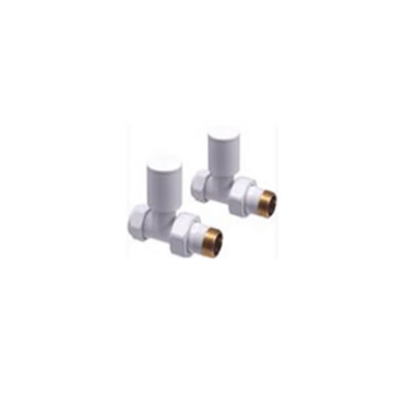 Radox Circulus White Radiator Valve Set