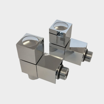 Radox Cube Chrome Radiator Valve Set
