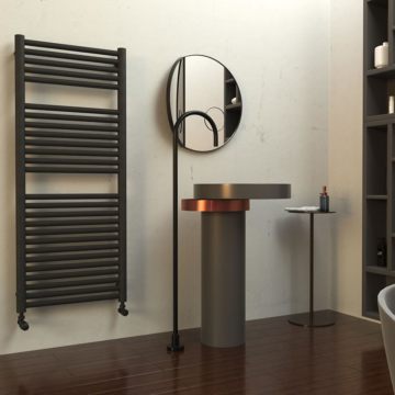 The Radiator Company Poppy White Towel Rails